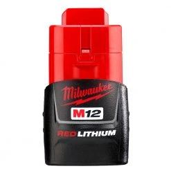 Milwaukee 48-11-2411 M12 12V 1.5Ah REDLITHIUM Compact Battery - 2pk