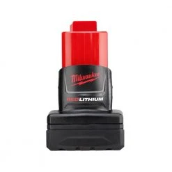 Tools & Equipment Milwaukee 48-11-2412 M12 12V 3.0Ah REDLITHIUM XC Compact Battery -2pk