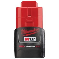 Tools & Equipment Milwaukee 48-11-2430 M12 12V 3.0 Amp Lithium-Ion Cordless Battery Pack