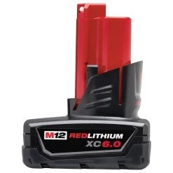 Milwaukee 48-11-2460 M12 12V 6.0 Amp Lithium-Ion Cordless Battery Pack Tools & Equipment