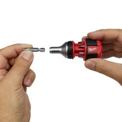 Milwaukee 48-22-2330 8-in-1 Hex Shank Compact Ratcheting Multi-Bit Driver 12 Milwaukee 48-22-2330 8-in-1 Hex Shank Compact Ratcheting Multi-Bit Driver