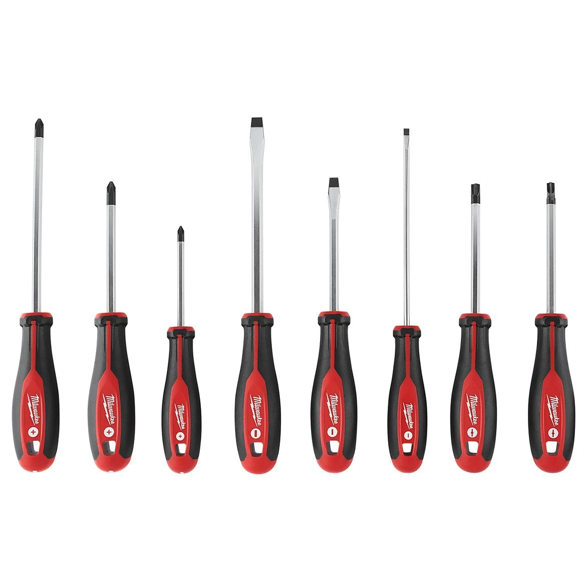Milwaukee 48-22-2708 Hex Wrench Ready Magnetic Tips Screwdriver Set W/ ECX - 8pc Tools & Equipment 3 Milwaukee 48-22-2708 Hex Wrench Ready Magnetic Tips Screwdriver Set W/ ECX - 8pc Tools & Equipment