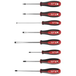Milwaukee 48-22-2718 Hex Wrench Ready Magnetic Tips Screwdriver Set W/ SQ - 8pc Tools & Equipment