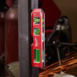 Tools & Equipment Milwaukee 48-22-5107 Durable Aluminum Standard Compact Billet Torpedo Level