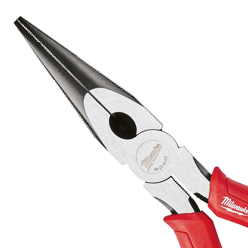Milwaukee 48-22-6101 8-Inch Gripping Nose Reaming Head Long Nose Pliers Tools & Equipment 5 Milwaukee 48-22-6101 8-Inch Gripping Nose Reaming Head Long Nose Pliers Tools & Equipment