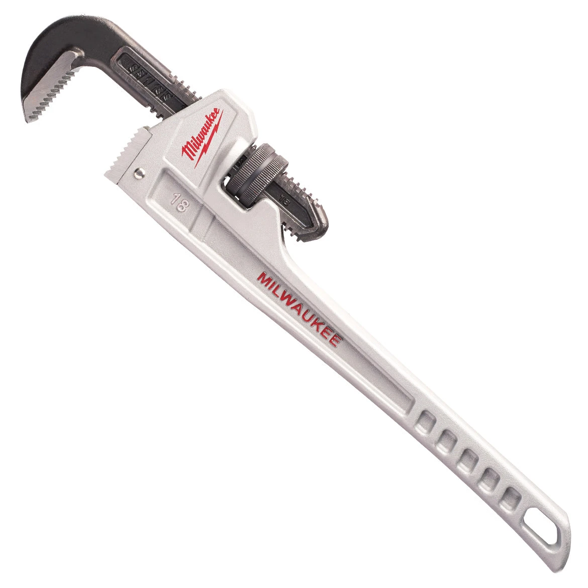 Milwaukee 48-22-7218 18-Inch Durable Aluminum Ergonomic Pipe Wrench Tools & Equipment 3 Milwaukee 48-22-7218 18-Inch Durable Aluminum Ergonomic Pipe Wrench Tools & Equipment