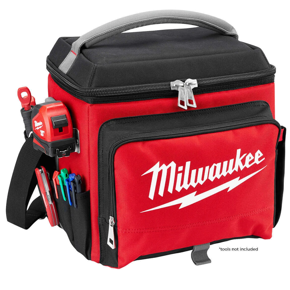 Tools & Equipment Milwaukee 48-22-8250 21.65-Quart Red Heavy Duty Ballistic Jobsite Cooler 4 Tools & Equipment Milwaukee 48-22-8250 21.65-Quart Red Heavy Duty Ballistic Jobsite Cooler