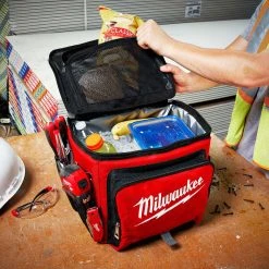 Tools & Equipment Milwaukee 48-22-8250 21.65-Quart Red Heavy Duty Ballistic Jobsite Cooler 17 Tools & Equipment Milwaukee 48-22-8250 21.65-Quart Red Heavy Duty Ballistic Jobsite Cooler