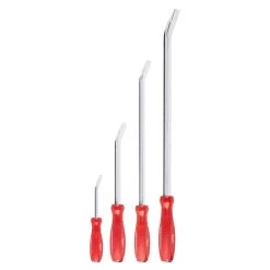 Tools & Equipment Milwaukee 48-22-9214 4-Piece I-Beam All-Metal Core Hammer Ready Pry Bar Set
