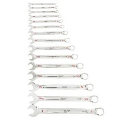 Milwaukee 48-22-9415 15-Piece Standard Open-End Combination Wrench Set Tools & Equipment