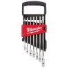 Milwaukee 48-22-9506 Durable Metric Ratcheting Combination Wrench Set - 7pc Tools & Equipment