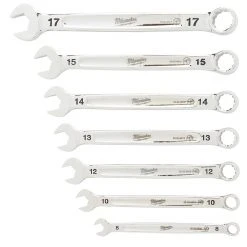 Milwaukee 48-22-9507 7-Piece Metric Open-End Combination Wrench Set Tools & Equipment