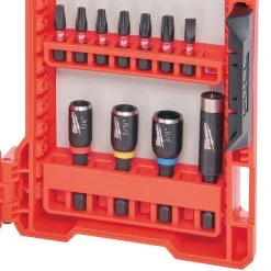 Milwaukee 48-32-4408 Optimized Shockzone Steel Impact Drive & Fasten Set - 26pc