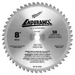 Milwaukee 48-40-4520 8-Inch 50-Tpi Durable Metal Cutting Circular Saw Blade