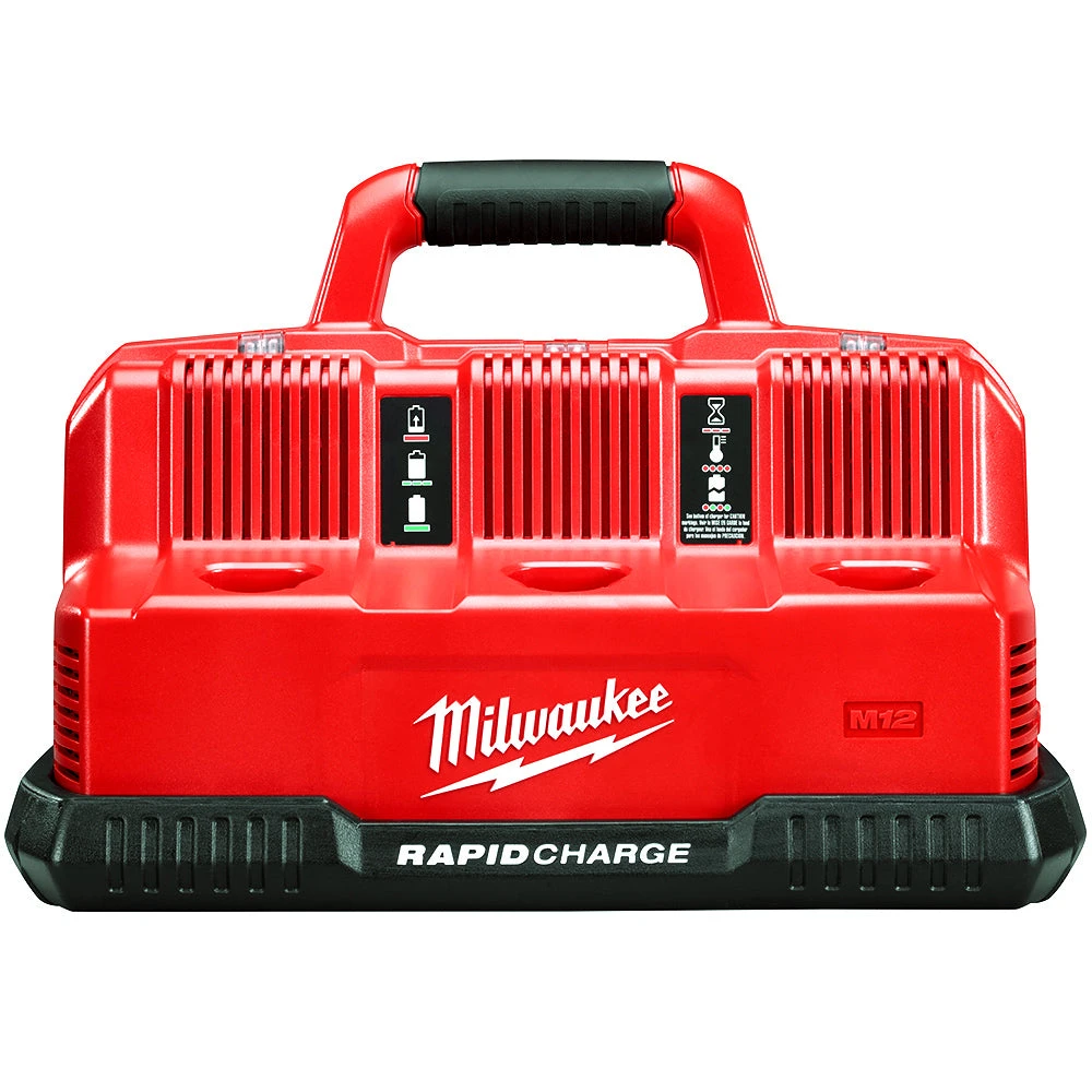 Milwaukee 48-59-1807 M12/M18 12/18V 6-Port Rapid Charge Station Tools & Equipment 4 Milwaukee 48-59-1807 M12/M18 12/18V 6-Port Rapid Charge Station Tools & Equipment