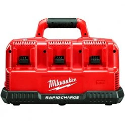 Milwaukee 48-59-1807 M12/M18 12/18V 6-Port Rapid Charge Station Tools & Equipment 12 Milwaukee 48-59-1807 M12/M18 12/18V 6-Port Rapid Charge Station Tools & Equipment