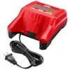 Milwaukee 48-59-2819 M28 28-Volt Pass-Through Single-Unit Rapid Charger for Power Tools 1 Milwaukee 48-59-2819 M28 28-Volt Pass-Through Single-Unit Rapid Charger