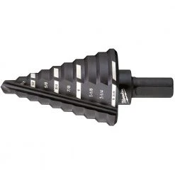 Tools & Equipment Milwaukee 48-89-9205 1/4-Inch - 1-3/8-Inch By 1/8-Inch #5 Step Drill Bit