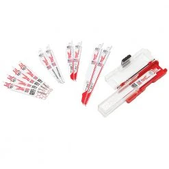 Milwaukee 49-22-1129 Nail-Guard Fang Tip Bi-Metal SAWZALL Blade Set - 12pc Power Tools