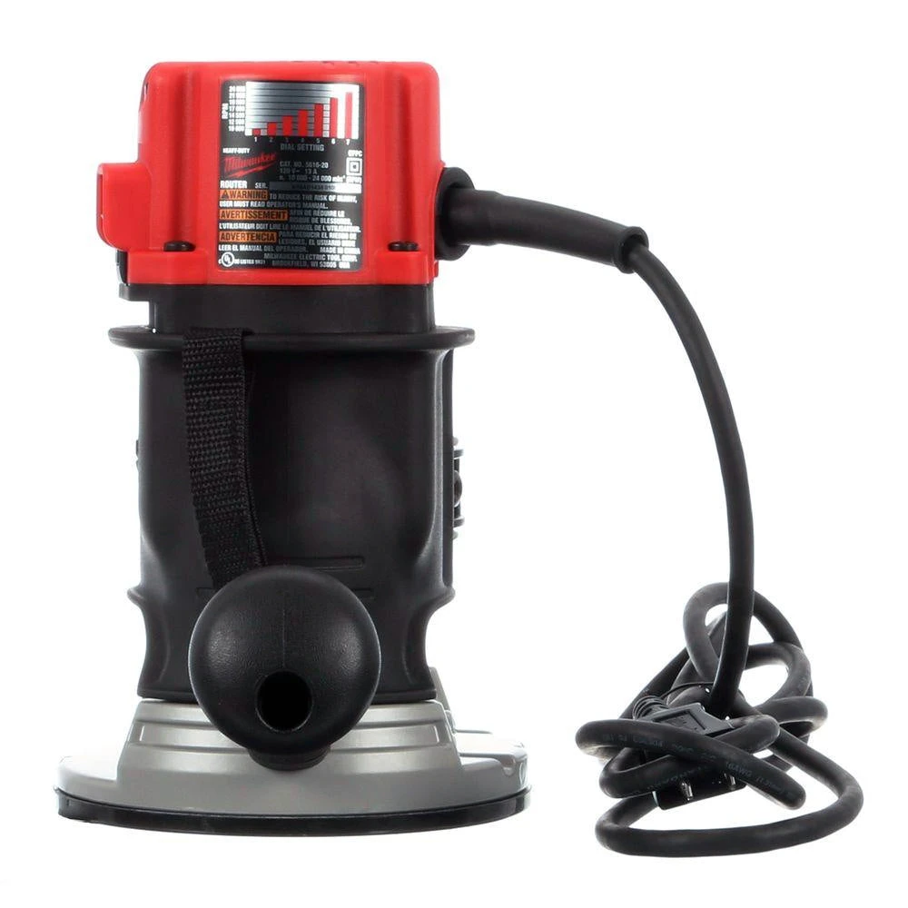 Tools & Equipment Milwaukee 5616-20 120V AC 2-1/4 Max HP EVS BodyGrip Router W/ Collet Wrenches 5 Tools & Equipment Milwaukee 5616-20 120V AC 2-1/4 Max HP EVS BodyGrip Router W/ Collet Wrenches