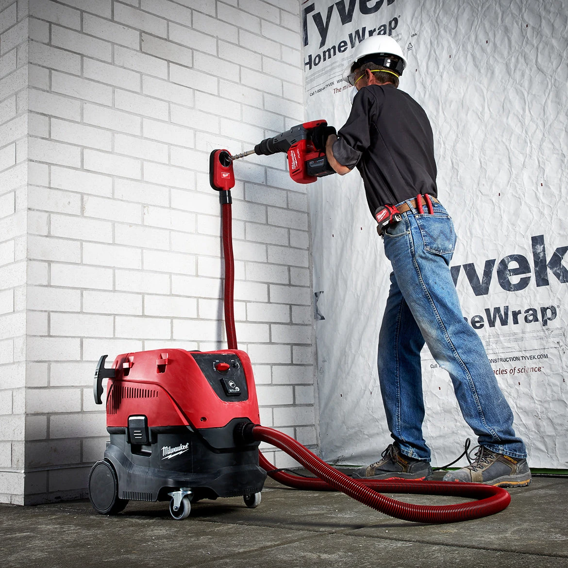 Tools & Equipment Milwaukee 8960-20 8-Gallon 148-Cfm HEPA Filter Dust Extractor Vacuum 6 Tools & Equipment Milwaukee 8960-20 8-Gallon 148-Cfm HEPA Filter Dust Extractor Vacuum