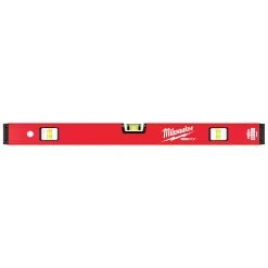 Milwaukee MLCM24 24-Inch Durable Aluminum REDSTICK Compact Box Beam Level