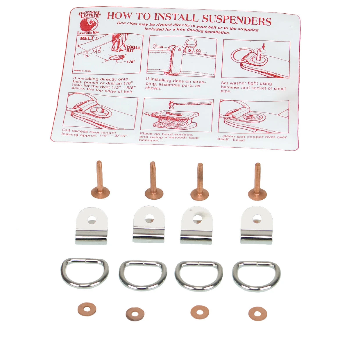 Occidental Leather 5009K Suspender Tool Belt System Attachment Kit 4 Occidental Leather 5009K Suspender Tool Belt System Attachment Kit