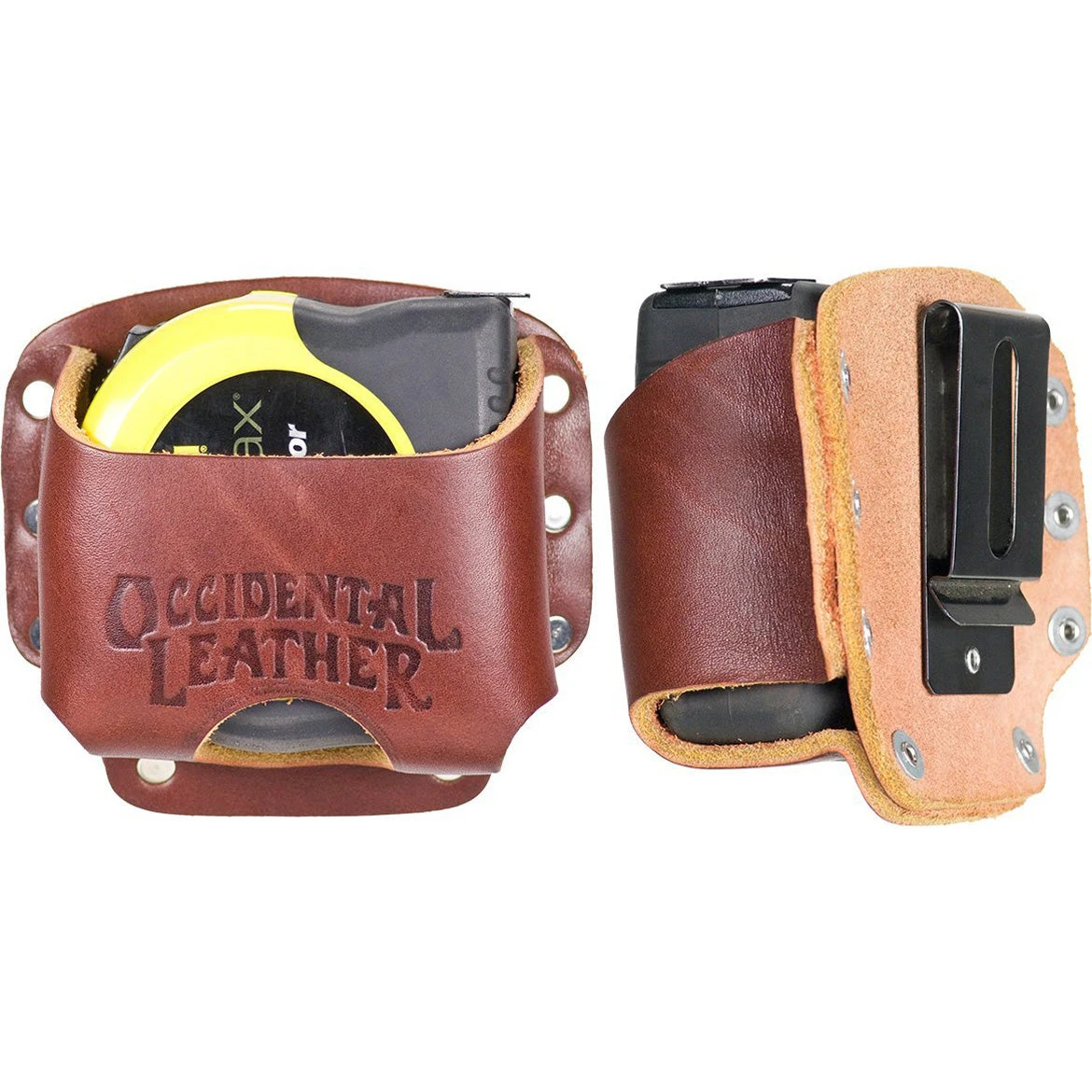 Occidental Leather 5042 Clip-On Measuring Tape Holster - Stanley Upto 35-Ft 3 Occidental Leather 5042 Clip-On Measuring Tape Holster - Stanley Upto 35-Ft