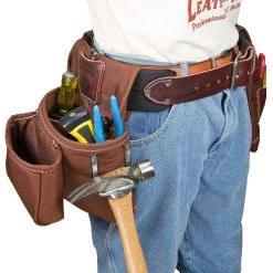 Occidental Leather 8385 Black Belt Stronghold Rough Framer Tool Bag Set - Small