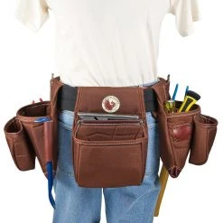 Occidental Leather 8385 Black Belt Stronghold Rough Framer Tool Bag Set - Medium Tools & Equipment