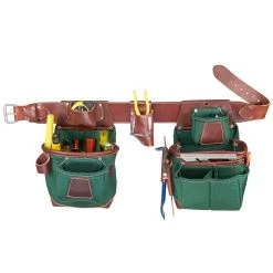 Occidental Leather 8585M Heritage FatLip 25 Pocket Tool Bag Belt Set - Medium