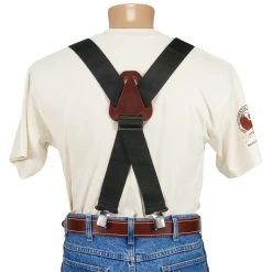 Occidental Leather 9020B Oxy Nylon Belt Suspenders - Black