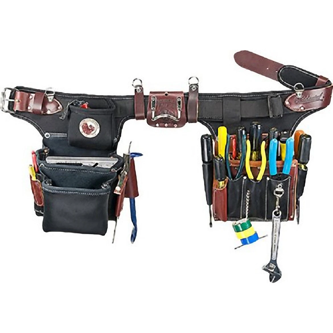 Occidental Leather 9596 Adjust-to-Fit Industrial Pro Electricians Tool Bag Set 3 Occidental Leather 9596 Adjust-to-Fit Industrial Pro Electricians Tool Bag Set