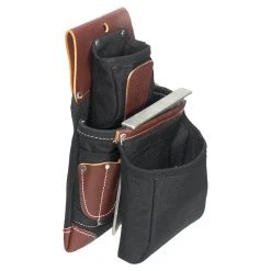 Occidental Leather B8060 Black OxyLights 3 Pouch Tool Screw Fastener Bag