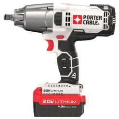 Tools & Equipment Porter-Cable PCC740LA 20-Volt 1/2-Inch Cordless Lithium-Ion Impact Wrench