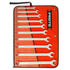 Proto J1200GHASD 6-Point Satin Fractional Combination ASD Wrench Set - 10pc