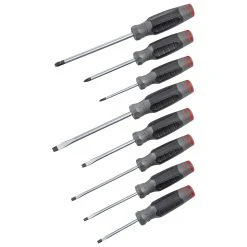 Tools & Equipment Proto J1208SC Durable High-Alloy Steel DuraTek Combination Screwdriver Set - 8pc