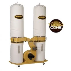 Powermatic PM1900TX-BK1 3-Hp 230V Dust Collector W/ Bag Filter Kit Tools & Equipment