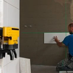 Stabila 03265GP LAX50GP Green Beam Cross Line Laser W/ Telescopic Mount Tools & Equipment