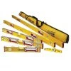 Stabila 78496 78-Inch Havy-Duty Rubber End Grip Torpedo Level Set - 7pc Tools & Equipment