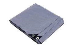 Weather Guard Silver 8x10 Heavy Duty UV Protected Treated Canopy Sun Shade Boat Cover Tarp