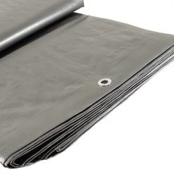 Weather Guard Silver 12x18 Heavy Duty UV Protected Treated Canopy Sun Shade Boat Cover Tarp