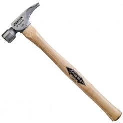 Tools & Equipment Stiletto TI14MS 18-Inch 14-Oz Titanium Milled Straight Hickory Handle Hammer