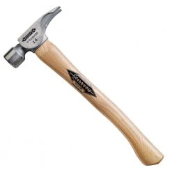 Tools & Equipment Stiletto TI14SC-16 16-Inch 14-Oz Titanium Smooth Curved Hickory Handle Hammer