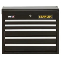 Stanley STST22655BK 26-Inch 300-Series 5-Drawe Storage Tool Chest - Black Tools & Equipment