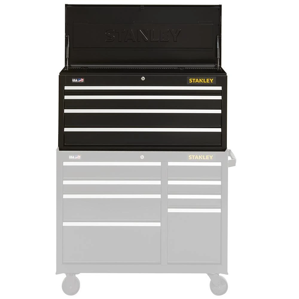 Stanley STST24044BK 41-Inch 300-Series 4-Drawere Storage Tool Chest - Black Tools & Equipment 9 Stanley STST24044BK 41-Inch 300-Series 4-Drawere Storage Tool Chest - Black Tools & Equipment