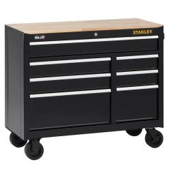 Tools & Equipment Stanley STST24174BK 41-Inch 300-Series 7-Drawer Storage Mobile Workbench - Black