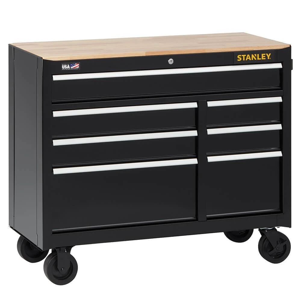 Tools & Equipment Stanley STST24174BK 41-Inch 300-Series 7-Drawer Storage Mobile Workbench - Black 4 Tools & Equipment Stanley STST24174BK 41-Inch 300-Series 7-Drawer Storage Mobile Workbench - Black