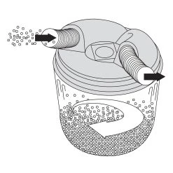 Shop Fox W1049 Large Dust Collection Cyclone Separator For 30 Gallon Trash Cans Tools & Equipment
