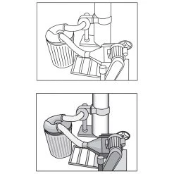 Shop Fox W1049 Large Dust Collection Cyclone Separator For 30 Gallon Trash Cans Tools & Equipment